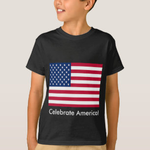 T-shirts Celebrar bandeira americana