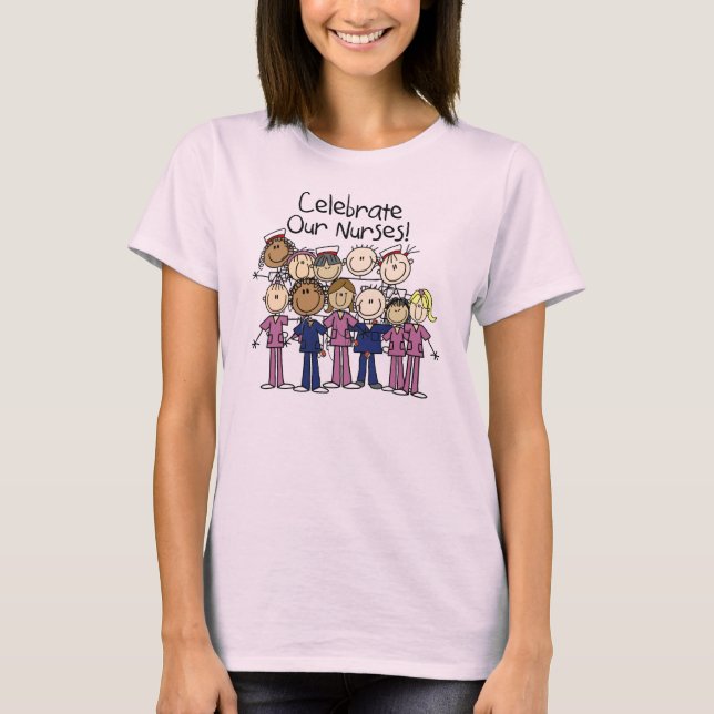 T-shirts Celebrar Nossas Enfermeiras (Frente)
