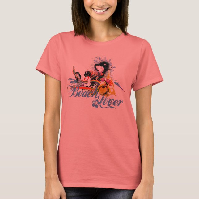 T-shirts Celestial Beach Lover (Frente)