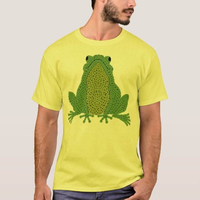 T-shirts Celtic Frog - Green (Frente)