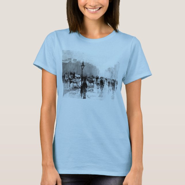 T-shirts Cena 1885 da rua de Londres (Frente)
