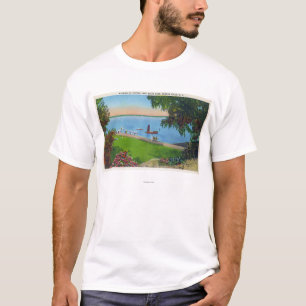 T-shirts Cena da natação no parque estadual do lago Cayug