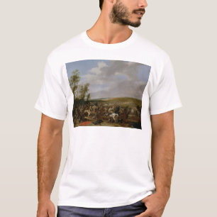 T-shirts Cena de batalha em Lutzen entre o rei Gustavus