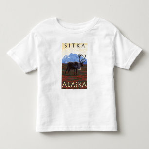 T-shirts Cena do caribu - Sitka, Alaska