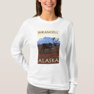 T-shirts Cena do caribu - Wrangell, Alaska