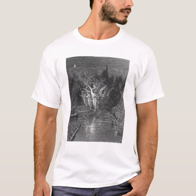 T-shirts Cena 'do Rime do Mariner antigo (Frente)
