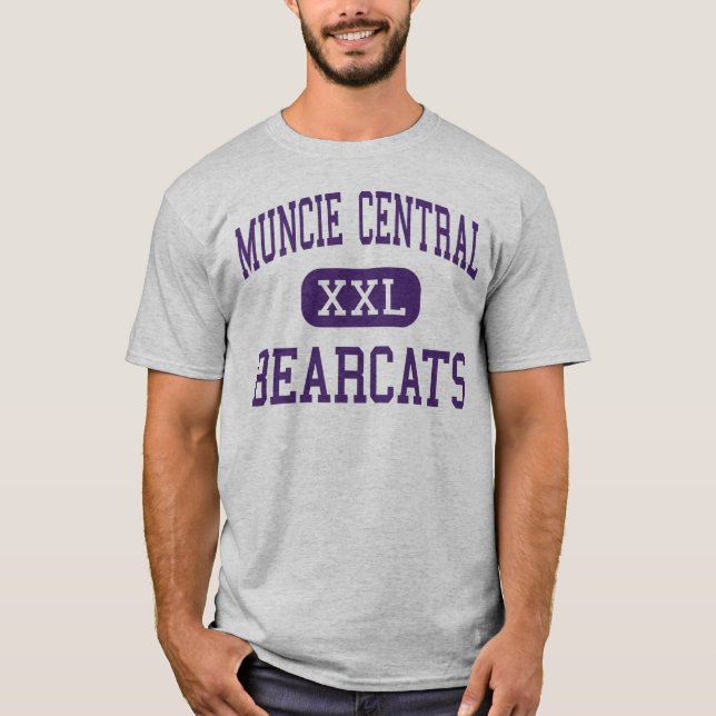T-shirts Central de Muncie - Bearcats - alta - Muncie (Frente)