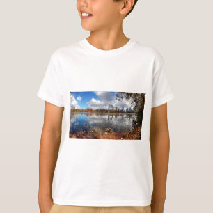 T-shirts Centro de Austin Texas Skyline do Lago Ladybird