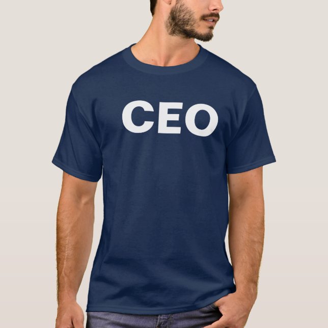 T-shirts CEO: director geral (Frente)