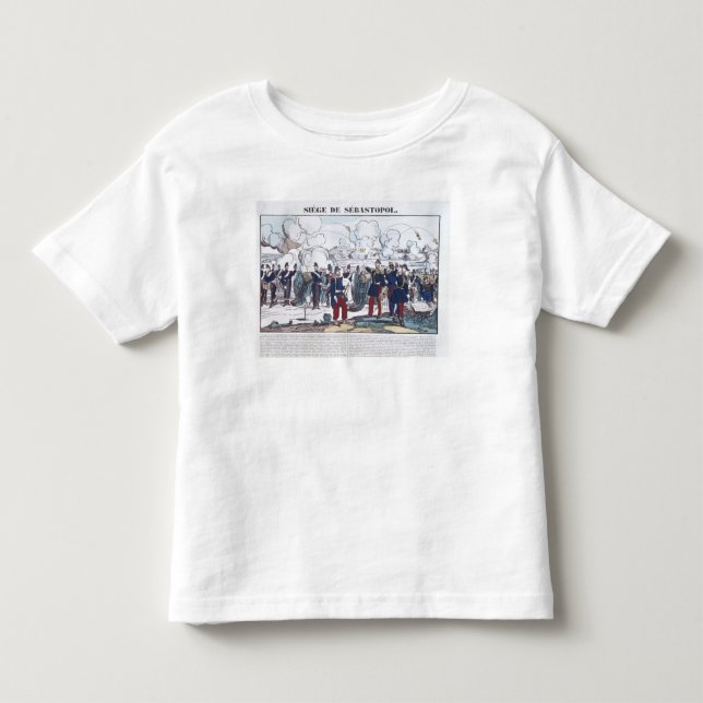 T-shirts Cerco de Sebastopol, 1854-55 (Frente)