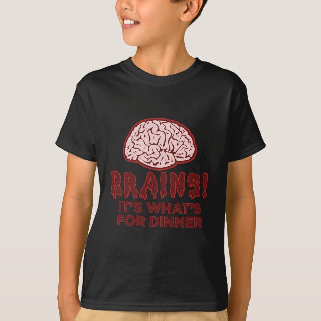 T-shirts Cérebros, é o que é para o comensal (Frente)