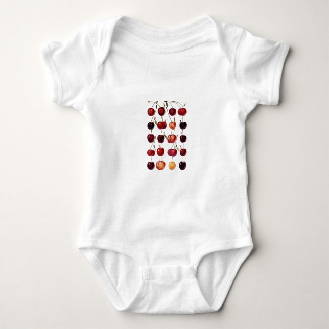 T-shirts Cerejas do vintage (Frente)
