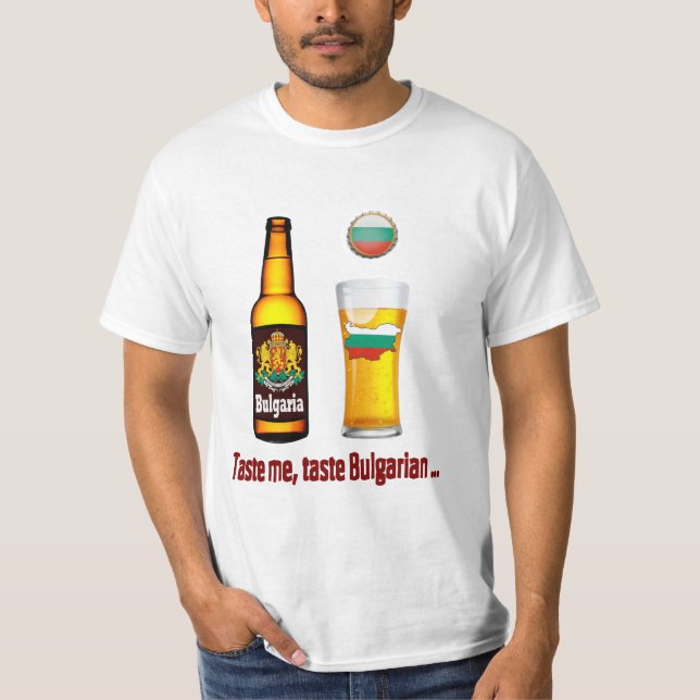 T-shirts Cerveja búlgara (Frente)