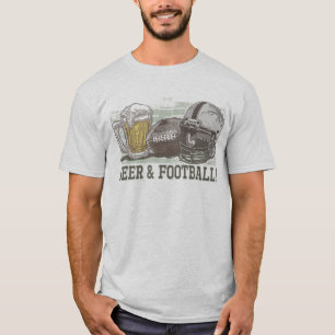 T-shirts Cerveja & futebol por estúdios de Mudge