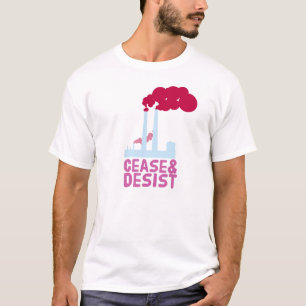 T-shirts Cesse & desista poluição