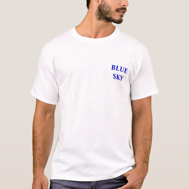 T-shirts Céu azul (Frente)