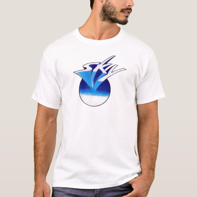 T-shirts Céu (branco & escuro) (Frente)