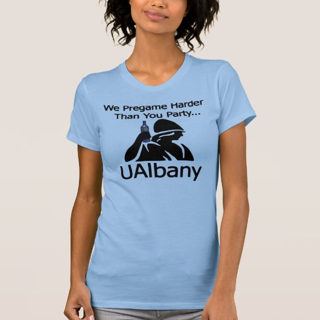 T-shirts Céu de Albany (Frente)