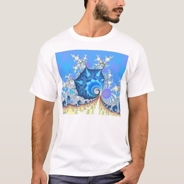 T-shirts Céus azuis (Frente)