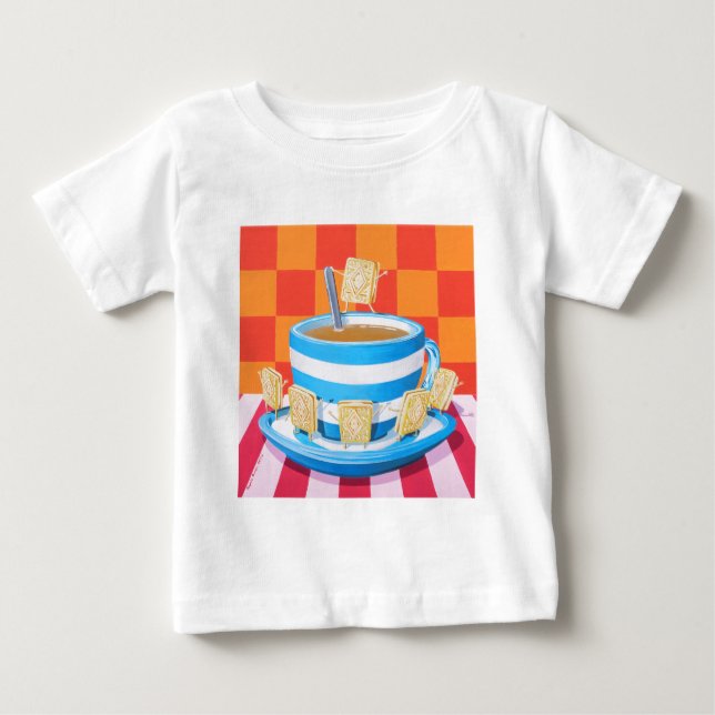 T-shirts Chá de creme do creme (Frente)