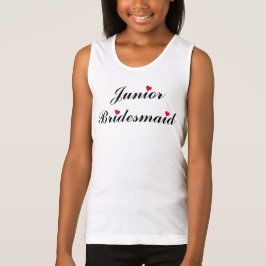T-shirts Chá de panela de Bridesmaid Júnior - Tanque de Cas