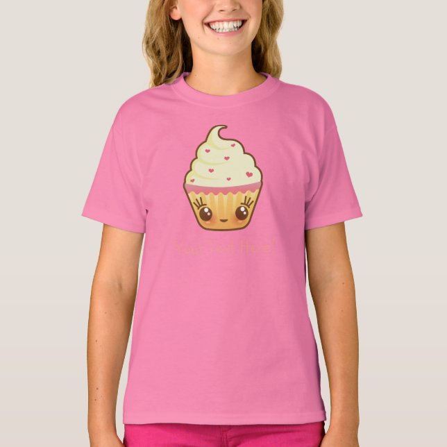 T-shirts Chá Personalizada CuppyCakes (Frente)