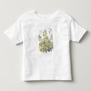 T-shirts Chagas e margaridas: 1.Nasturtium Indicum; 2.B