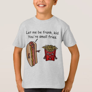 T-shirts Chalaça engraçada da comida das batatas fritas d