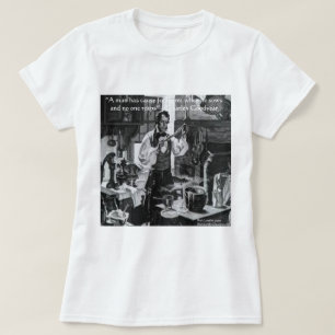 T-shirts Chales Goodyear Semeia e Colhe Sabedoria Citação