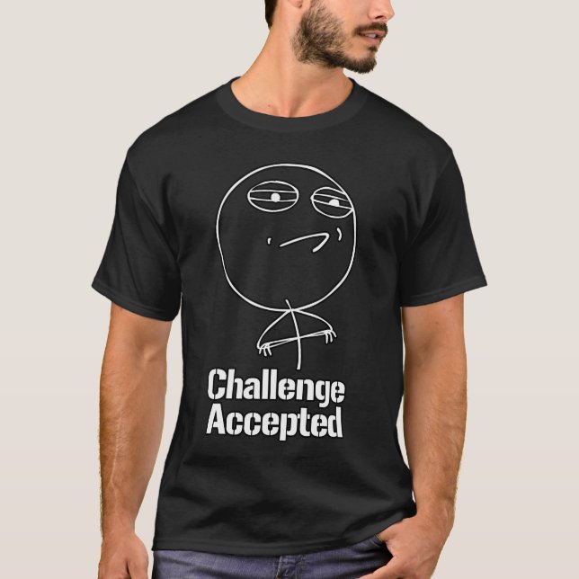 T-shirts challenge accepted (Frente)