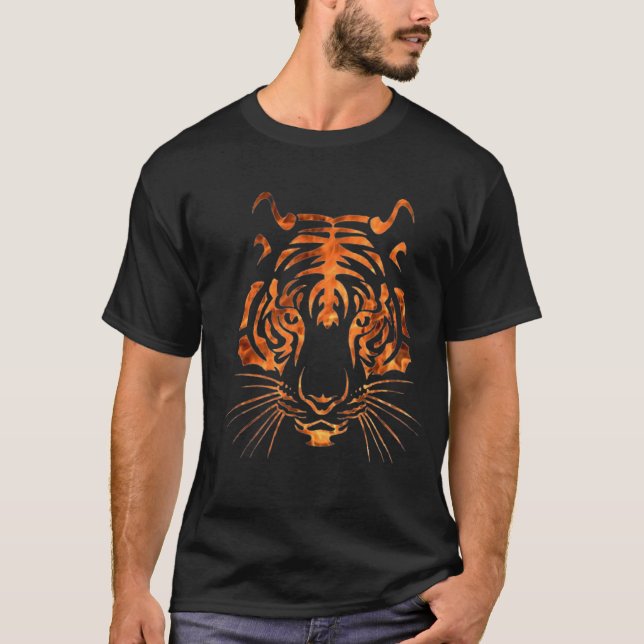 T-shirts Chama do tigre (Frente)