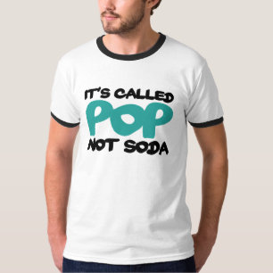 T-shirts Chama-se pop não refrigerante