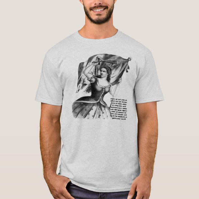 T-shirts Chamada irlandesa aos braços (Frente)