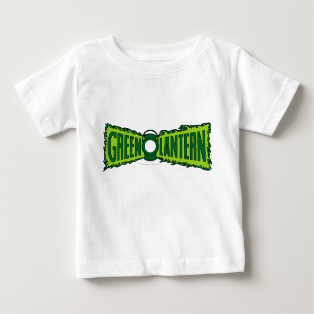 T-shirts Chamas do logotipo verde (Frente)