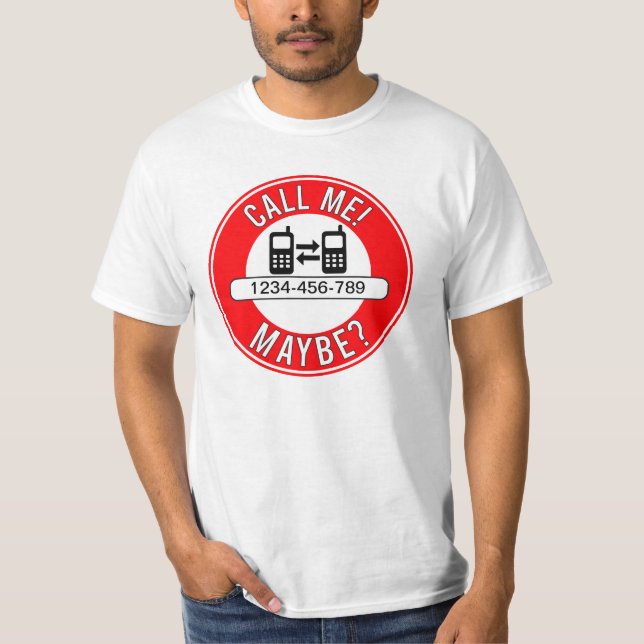 T-shirts Chame-me talvez? (Frente)