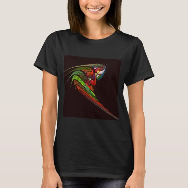 T-shirts Chameleon Abstrato Art (Frente)