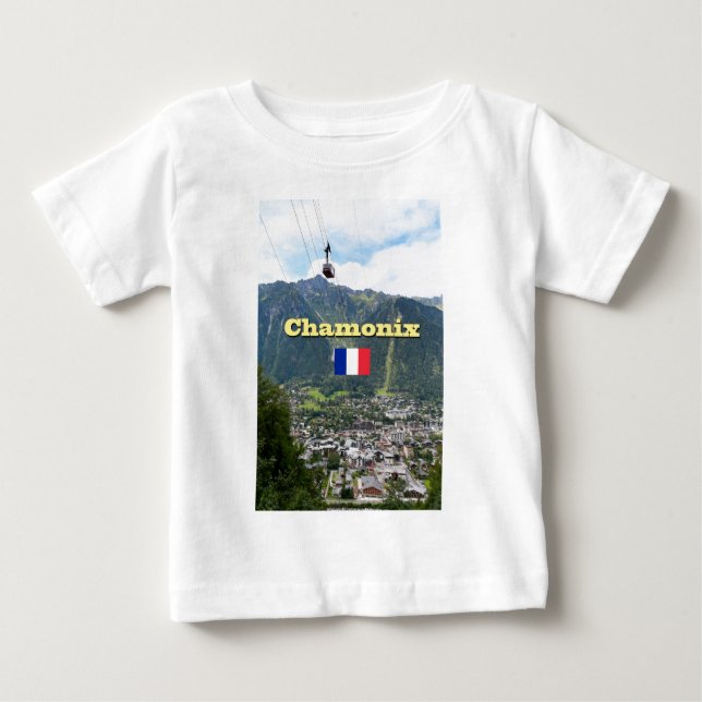 T-shirts Chamonix - Monte Branco (Frente)