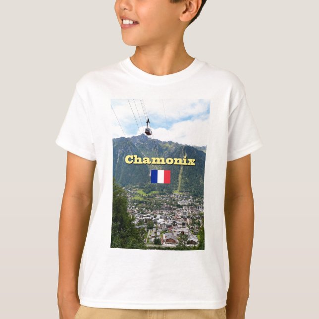 T-shirts Chamonix - Monte Branco (Frente)