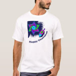T-shirts Chanukah feliz<br><div class="desc">Um Chanukah feliz a tudo com estes estrela e dreidel judaicos</div>