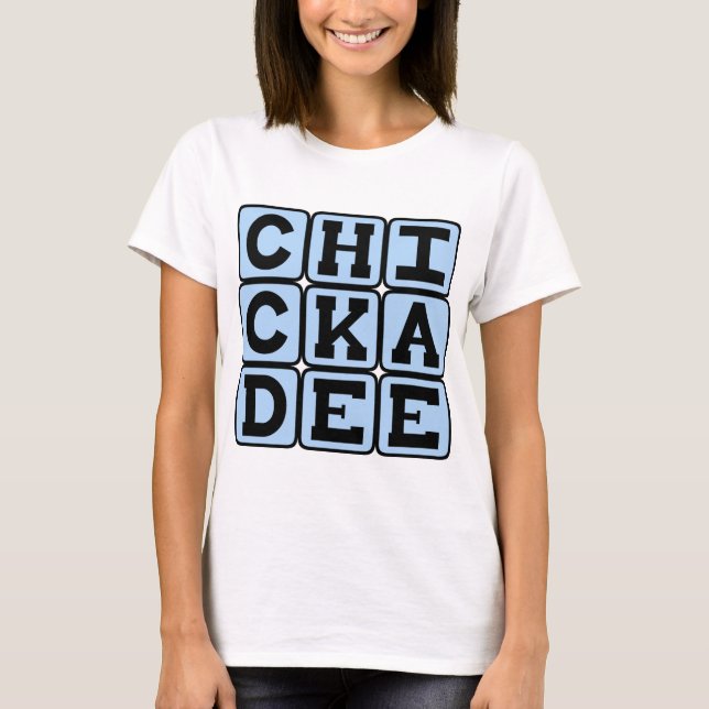 T-shirts Chapim-americano, Ave norte-americana (Frente)