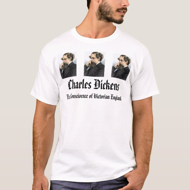 T-shirts Charles Dickens (Frente)