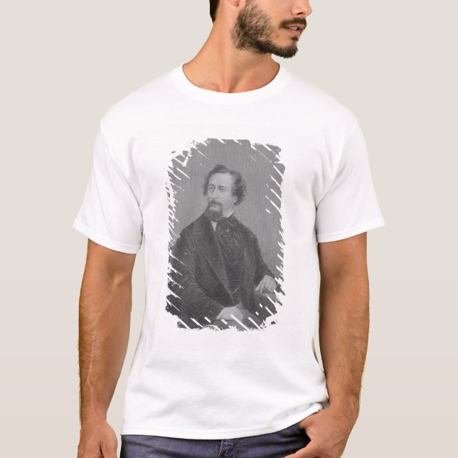 T-shirts Charles John Huffam Dickens (Frente)