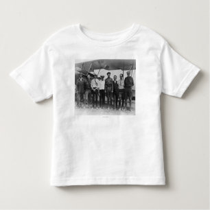 T-shirts Charles Lindbergh com os 7 homens, incluindo