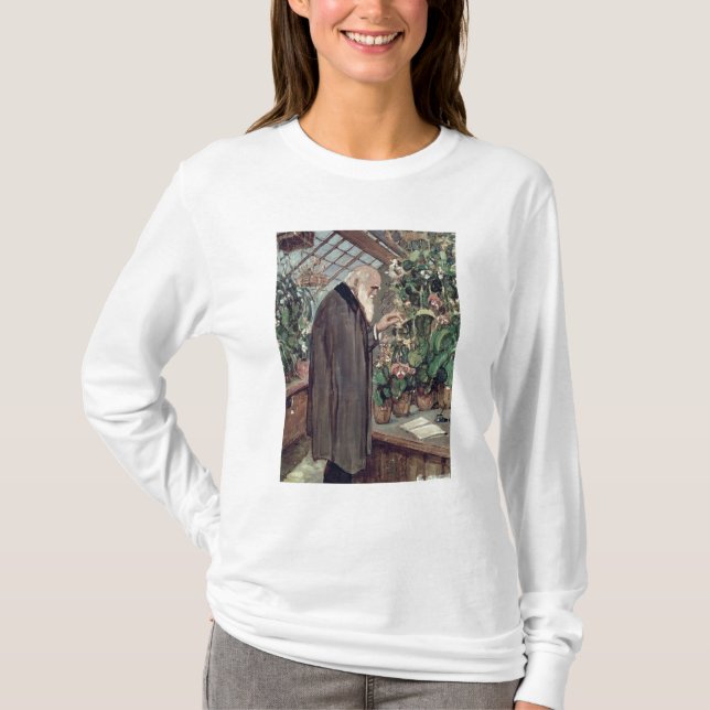 T-shirts Charles Robert Darwin (Frente)