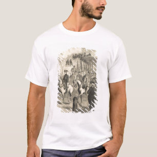 T-shirts Charles XII da suecia que entra em Copenhaga