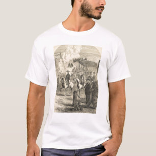 T-shirts Charles XII da suecia que entra em Copenhaga
