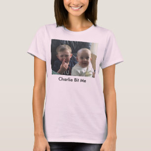 T-shirts Charlie mordeu-me - o dedo - dobro