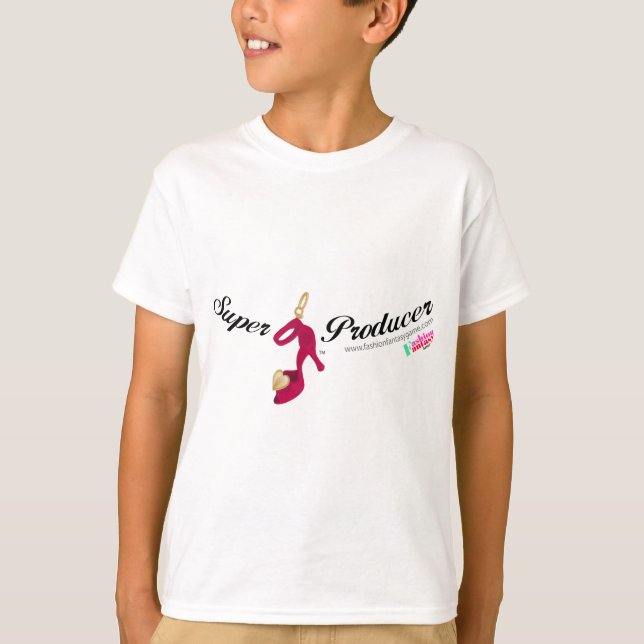 T-shirts Charme de Calçado Super Produtor (Frente)