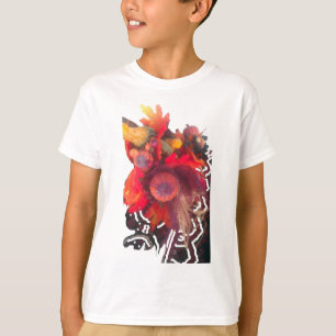 T-shirts Charme de outono de Cozy - Decor de queda e presen