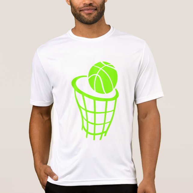 T-shirts Chartreuse, Neon Green Basbol (Frente)